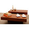 Mesa de sal&oacute;n de dise&ntilde;o encinera corrediza LAUREEN