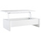 Mesa de sal&oacute;n de dise&ntilde;o lacada blanca LOLA