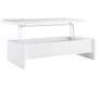 Mesa de sal&oacute;n de dise&ntilde;o lacada blanca LOLA