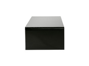 Mesa de sal&oacute;n de dise&ntilde;o lacada negra LOLA