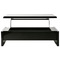 Mesa de sal&oacute;n de dise&ntilde;o lacada negra LOLA
