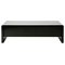 Mesa de sal&oacute;n de dise&ntilde;o lacada negra LOLA