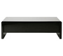 Mesa de sal&oacute;n de dise&ntilde;o lacada negra LOLA