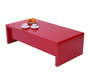 Mesa de sal&oacute;n de dise&ntilde;o lacada roja LOLA