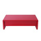 Mesa de sal&oacute;n de dise&ntilde;o lacada roja LOLA