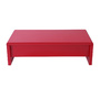 Mesa de sal&oacute;n de dise&ntilde;o lacada roja LOLA