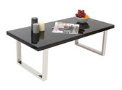 Mesa de sal&oacute;n design, negra y lacada HALIFAX