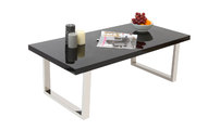 Mesa de sal&oacute;n design, negra y lacada HALIFAX