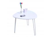 Mesa de sal&oacute;n dise&ntilde;o blanco LAKEA
