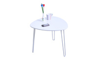Mesa de sal&oacute;n dise&ntilde;o blanco LAKEA