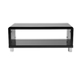 Mesa de sal&oacute;n dise&ntilde;o negra ROXIE