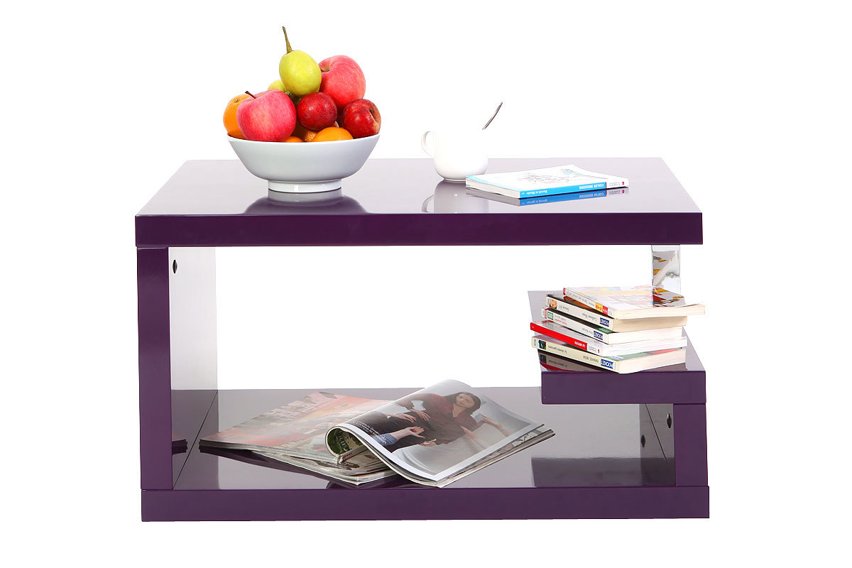 Mesa de sal&oacute;n dise&ntilde;o violeta REX