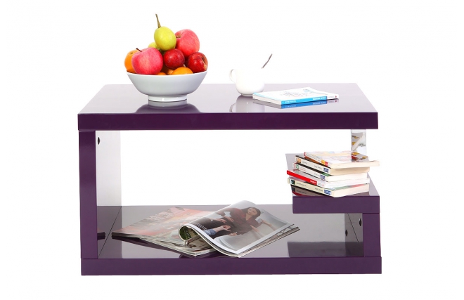 Mesa de sal&oacute;n dise&ntilde;o violeta REX