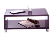 Mesa de sal&oacute;n dise&ntilde;o violeta ROXIE