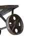 Mesa de sal&oacute;n estilo industrial de metal CHARIOT