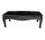 Mesa de sal&oacute;n LOUISA 1 caj&oacute;n � color negro
