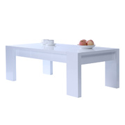 Mesa de sal&oacute;n moderna blanca Lilou