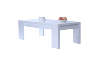 Mesa de sal&oacute;n moderna blanca Lilou