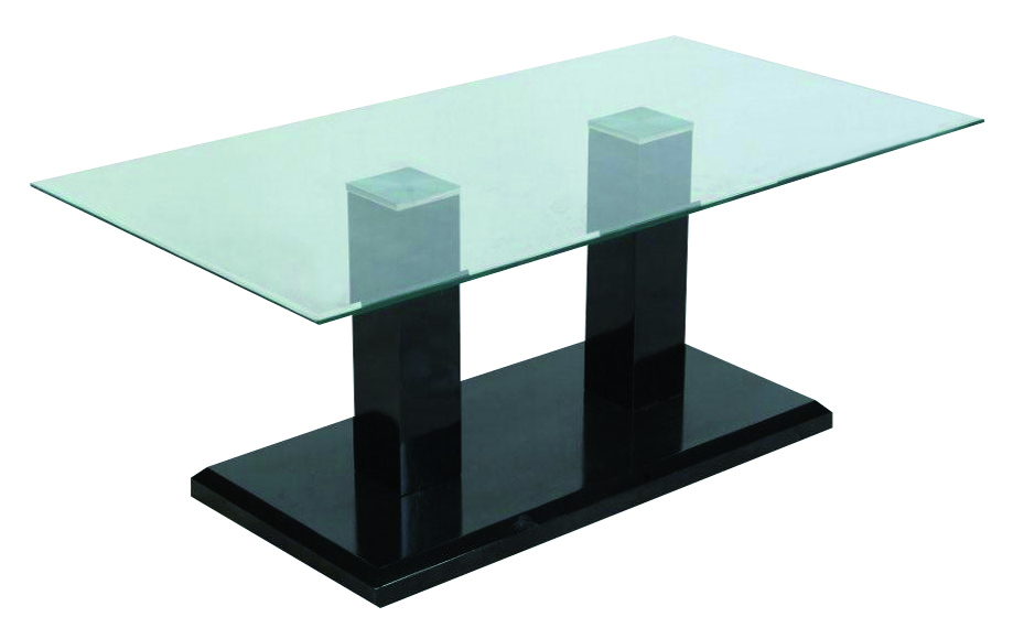 Mesa de sal&oacute;n moderna rectangular ASHLEY de color negro image 1