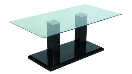 Mesa de sal&oacute;n moderna rectangular ASHLEY de color negro image 1