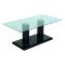 Mesa de sal&oacute;n moderna rectangular ASHLEY de color negro