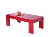 Mesa de sal&oacute;n moderna roja Lilou