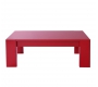 Mesa de sal&oacute;n moderna roja Lilou