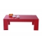 Mesa de sal&oacute;n moderna roja Lilou