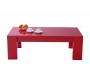 Mesa de sal&oacute;n moderna roja Lilou