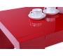 Mesa de sal&oacute;n moderna roja Lilou