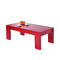 Mesa de sal&oacute;n moderna roja Lilou