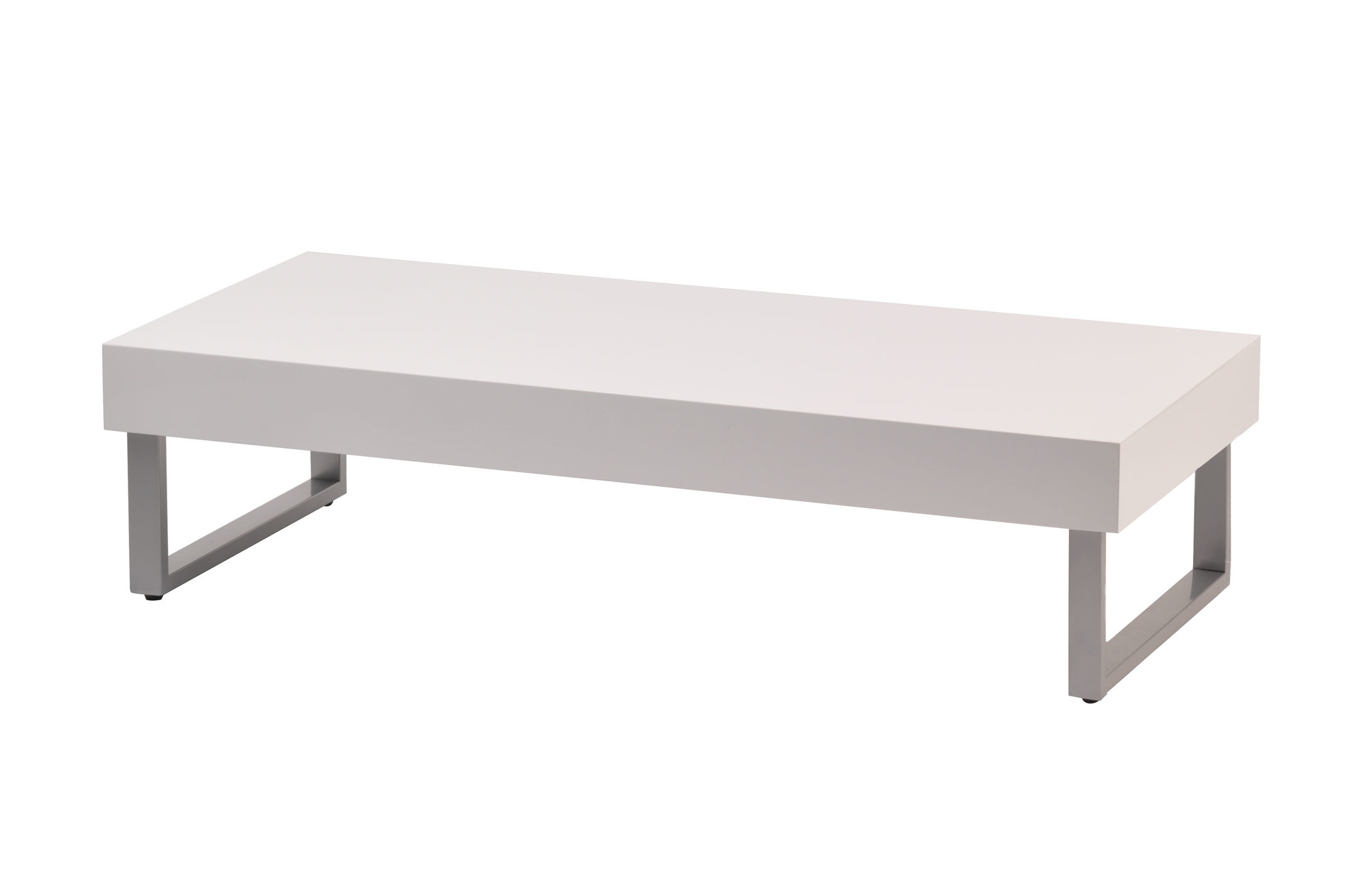 Mesa de sal&oacute;n  MORGAN lacada blanca