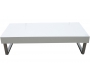 Mesa de sal&oacute;n  MORGAN lacada blanca
