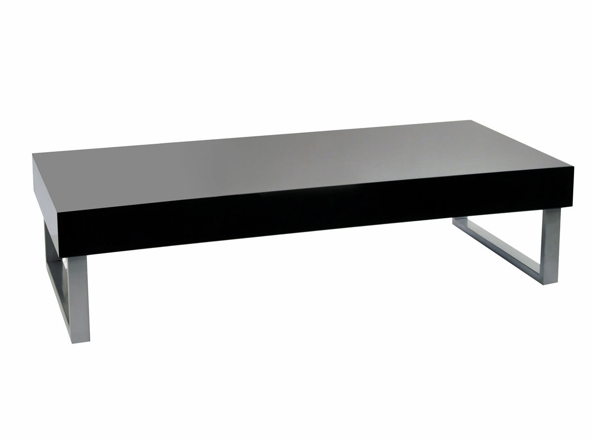 Mesa de sal&oacute;n MORGAN lacada negra