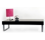 Mesa de sal&oacute;n MORGAN lacada negra