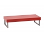 Mesa de sal&oacute;n MORGAN lacada  roja