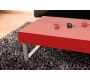 Mesa de sal&oacute;n MORGAN lacada  roja