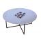 Mesa de sal&oacute;n redonda FLOWER � color blanco