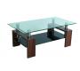 Mesa de sal&oacute;n TELMA moderna rectangular de color weng&eacute;