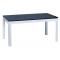 Mesa desplegable rectangular de color negro L&eacute;a
