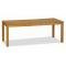 Mesa Gilmore de roble macizo y de color roble claro