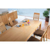 Mesa Gilmore de roble macizo y de color roble claro image pub1