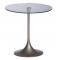 Mesa moderna WIKY de metal y cristal templado 