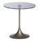 Mesa moderna WIKY de metal y cristal templado 