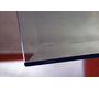 Mesa NICOLAS con encimera de cristal color cerezo