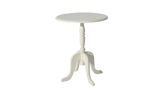 Mesa velador redonda LOUISA � color blanco image 1