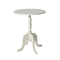 Mesa velador redonda LOUISA � color blanco