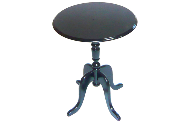 Mesa velador redonda LOUISA � color negro