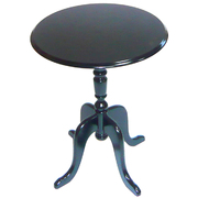 Mesa velador redonda LOUISA � color negro