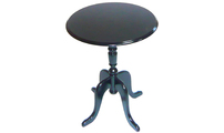 Mesa velador redonda LOUISA � color negro